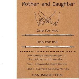 Morse Code Bracelets Mother & Daughter New